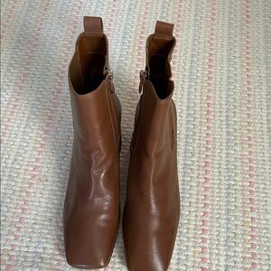 Franco Sarto Rich Brown Ankle Booties